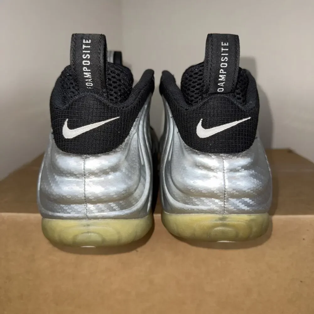 Size 8 Nike Air Foamposite Pro Metallic Silver Surfer 2017 No Box